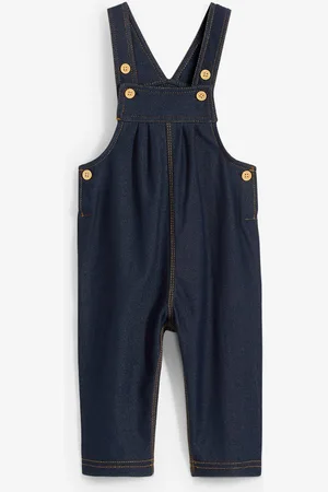 bonprix Weiche Sweat-Latzhose aus Baumwollmischung mit Holzknöpfen