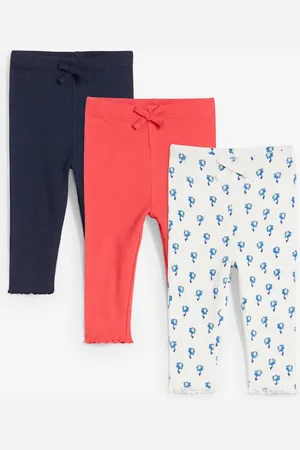 bonprix Ripp-Leggings (3er Pack) aus Bio Baumwolle