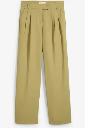 bonprix Weite Bundfaltenhose