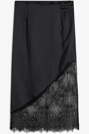 bonprix Midirock aus fließendem Satin