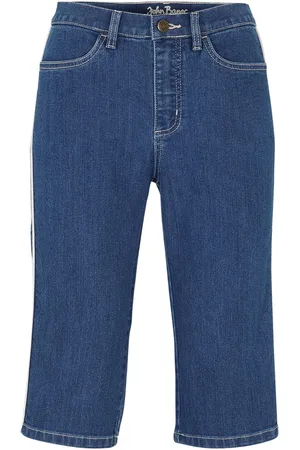 bonprix Jeans Bermuda Slim Fit High Waist