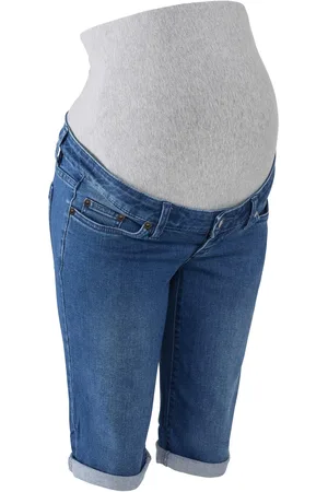 bonprix Umstandsjeans-Bermuda im Slim Fit