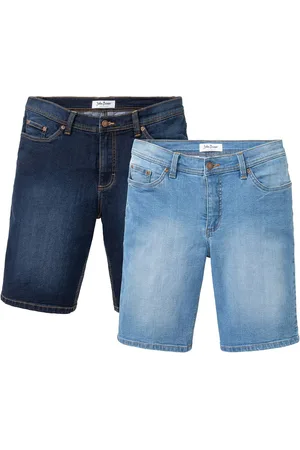 bonprix Stretch-Jeans-Bermuda, Regular Fit (2er Pack)