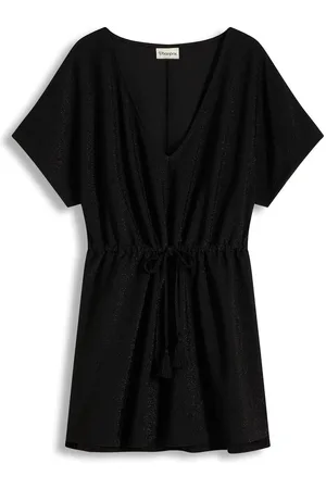bonprix Strand Tunika mit Glanzfäden