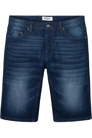 bonprix Stretch-Jeans-Bermuda mit verstärktem Schritt, Regular Fit