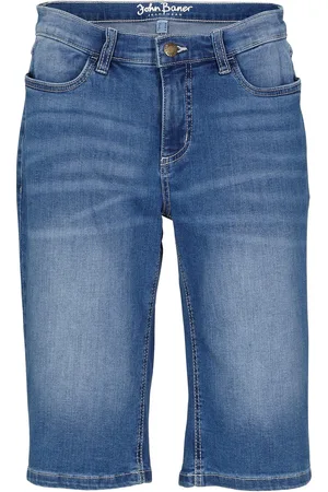 bonprix Jeans Bermuda Mid Waist, Stretch