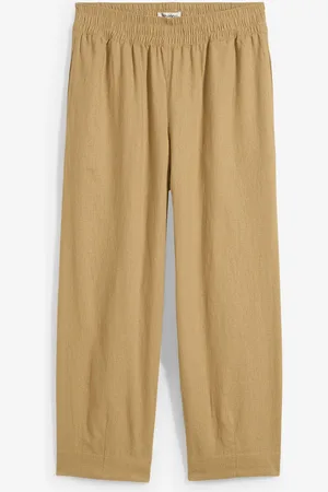 bonprix Schlupfhose mit Leinen, 7/8- Länge
