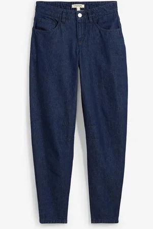 bonprix Barrel-Jeans Mid Waist, Low Stretch Bio-Baumwolle