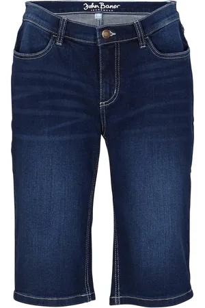 bonprix Jeans Bermuda Mid Waist, Stretch
