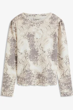 bonprix Langarmshirt mit Struktur