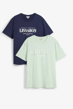 bonprix T-Shirt (2er Pack) aus reiner Bio-Baumwolle