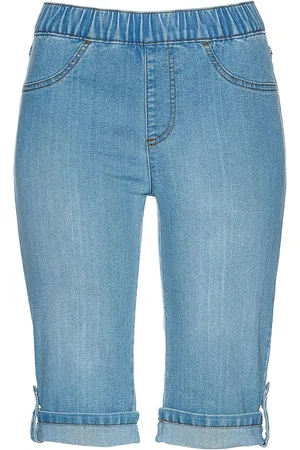bonprix Jeans Bermuda Mid Waist, Bequembund