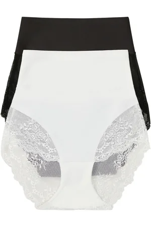 bonprix Lasercut Shape Panty mit ​mittlerer Formkraft (2er Pack)