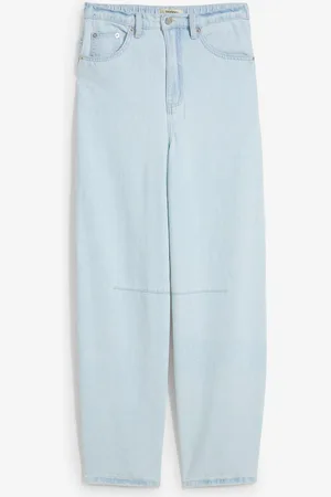 bonprix Balloon Jeans High Waist Bequembund, Super Soft, cropped