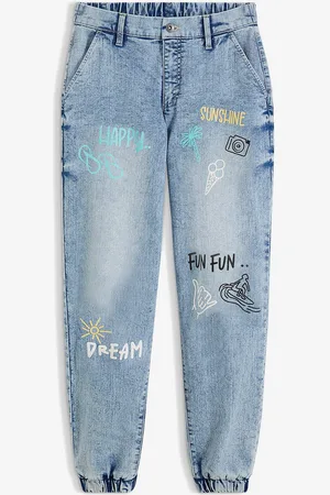 bonprix Barrel-Jeans, Mid Waist, Bequembund