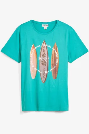 bonprix T-Shirt aus reiner Bio-Baumwolle, Slim Fit