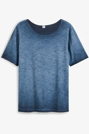 bonprix T-Shirt aus reiner Bio-Baumwolle in gewaschener Optik