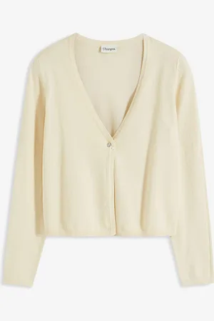 bonprix Schlichte Feinstrickjacke