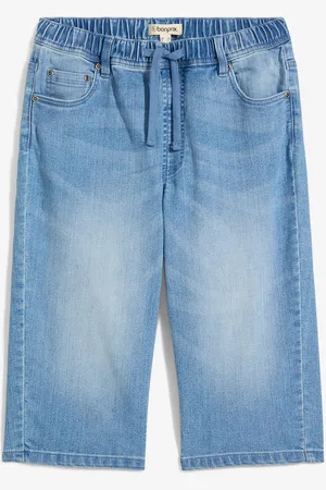 bonprix Schlupf-Jeans-Longbermuda, Slim Fit