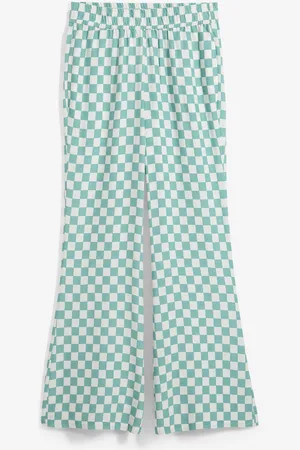 bonprix Karierte Marlenehose aus fließender Viskose