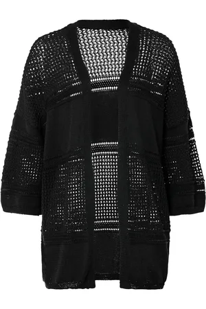 bonprix Oversized Cardigan mit Ajourmuster