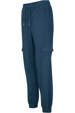bonprix Knöchelfreie Cargohose mit Leinen