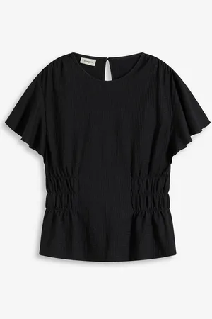 bonprix Jerseycrepe-Shirt mit Smock