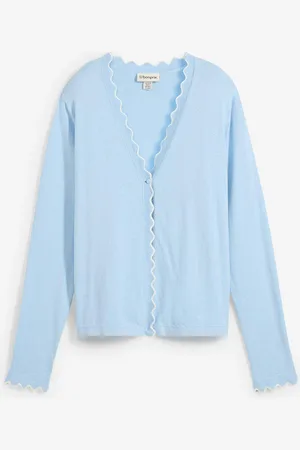 bonprix Feinstrickjacke mit Seidenanteil