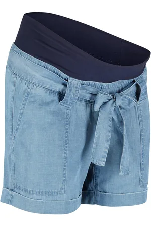 bonprix Leichte Umstandshorts mit Lyocell und Leinen