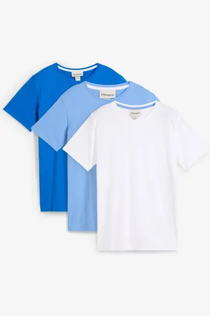 bonprix Jungen Basic T-Shirt aus Bio-Baumwolle (3er Pack)