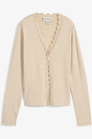 bonprix Feinstrickjacke mit Seidenanteil