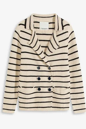 bonprix Strickjacke doppelreihig