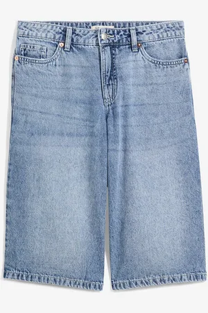 bonprix Jeans-Bermuda Mid Waist, Low Stretch