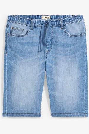 bonprix Leichte Long-Sweatjeans-Bermuda, Regular Fit