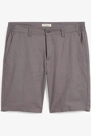 bonprix Regular Fit Chino-Bermuda mit Leinen