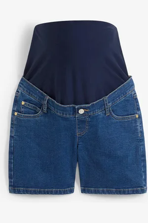 bonprix Umstandsjeansshorts aus Baumwoll- Stretchdenim