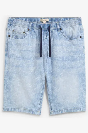 bonprix Leichte Jeans-Schlupf-Bermuda, Slim Fit