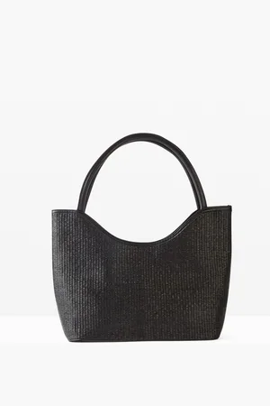 bonprix Shopper in Strohoptik