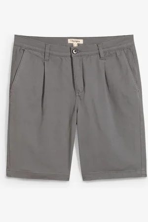 bonprix Regular Fit Stretch-Bermuda mit Bundfalte