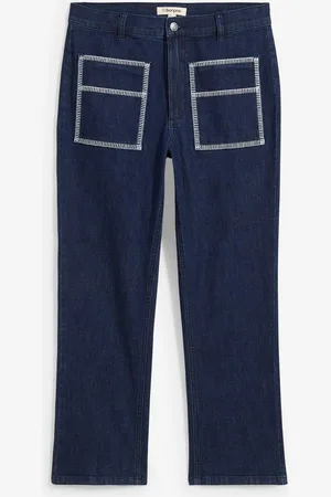 bonprix Straight-Jeans High Waist, cropped