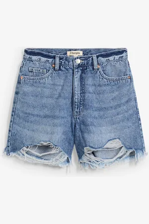 bonprix Jeans-Shorts High Waist, Low Stretch