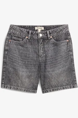 bonprix Jeans-Bermuda Mid Waist, Low Stretch