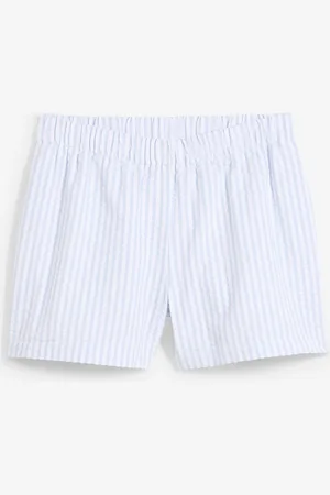 bonprix Gestreifte Schlupf-Shorts aus reiner Baumwolle