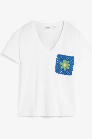 bonprix T-Shirt mit Stickerei
