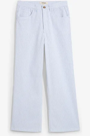 bonprix Wide-Leg-Jeans High Waist, cropped
