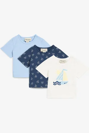 bonprix T-Shirt aus reiner Bio-Baumwolle (3er Pack)