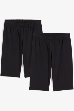 bonprix Radlerhose aus elastischem Bio-Baumwoll-Mix (2er Pack)