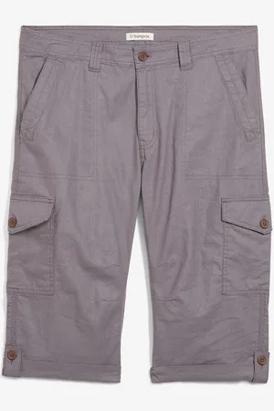 bonprix Regular Fit Cargo-Long-Bermuda mit Leinen