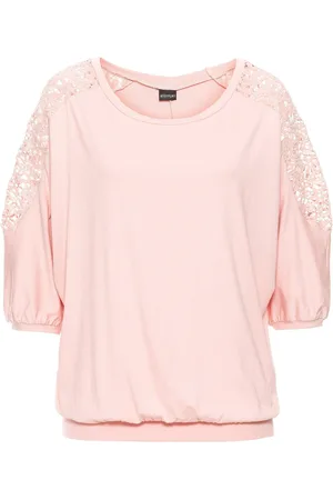 bonprix Oversize-Shirt mit Spitze
