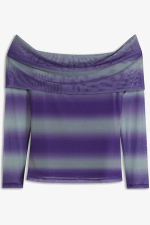 bonprix Carmenshirt aus Mesh